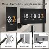 BONTEC Dual Monitor Wall Mount for 13-32 Inch Screens, Height Adjustable Gas Spring Arm with Tilt, Swivel & Rotate, Hold Up to 19.8 lbs, Fully Adjustable, Office & Home Use, VESA 75x75/100x100 view 3