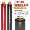 1/0 Gauge Wire Copper Clad Aluminum CCA (20Ft Each Black/Red) Primary Automotive Wire,Battery Cable for Car Audio Speaker,Solar,RV Trailer Amp Wiring view 4