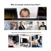 LMyyds 2023 Computer Privacy Screen, 11.6-27 Inch Removable Privacy Shield, Laptop Screen Privacy Shield (Color : PET, Size : 25.5inch/54.9x34.3CM) view 3