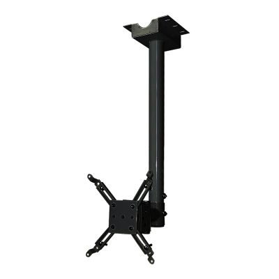 Projector Mounts Projector Mount Wall Projector Ceiling Mount or Wall Mount Bracket Holder 118 Inch Extension Pole 22lb Load Capacity Mounts (Color : Black) (Black)