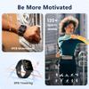 Lovouse Smart Watch for Men Women [46mm], Bluetooth Call, Sleep & Stress Tracking, 120+ Sports Modes, GPS Activity Tracker, Water Resistant (Black) view 3