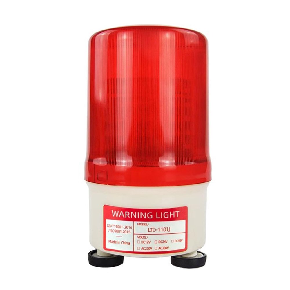 EOKHEOY Magnetic Strobe Lights for Trucks Rotating Beacon Flashing Siren Light with 90dB Buzzer Emergency Lights for Vehicles AC110-120V