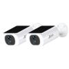 ANRAN 2K Solar Security Camera Wireless Outdoor, Forever Power with Built-in Solar Panel, WiFi Home Security Cameras, 2-Way Audio, PIR Detection, Color Night Vision, Works with Alexa, C3 2-Cam Pack view 1