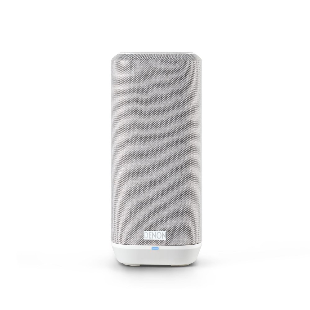 Denon Home 150 NV Home Stereo Wireless Speaker (White), Bluetooth Wireless, 1" Tweeter, 3.5" Woofer, HEOS Built-in, AirPlay 2, Multi-Room Streaming, Simple Setup, Compact Design