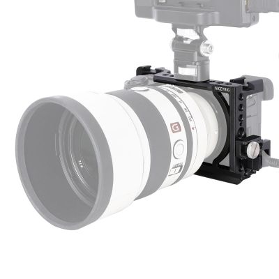 NICEYRIG A6700 Cage Kit with HDMI Cable Clamp for Sony Alpha A6700 Mirrorless Camera, Full Video Cage Built-in Quick Release Plate for ARCA-Swiss Style, Dual Cold Shoe