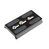 CAMVATE Camera Quick Release Base Plate + 360 Degree Swivel 1/4"-20 Mini Ball Head + Straight Screwdriver Assembly Tool view 2