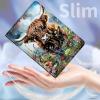 Case for 6" Kindle Paperwhite (10th Generation,2018 Release),PU Leather Kindle Paperwhite 2018 Case, Adjustable Stand with Auto Sleep/Wake Smart Cover Kindle 2018 Paperwhite Case, Flowers Cow view 4