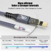 20Gbps USB C 3.2 Extension Cable, USBC 3.2 Gen2 Type-c Male to Female Extender Cable Ultra HD 4K@60Hz 240W Charging 20Gbps Data Transfer Compatible with External SSD eGPU (Extension 20G 240W-2M) view 2