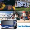Car Inverter DC 12V to AC 110V, Pure Sine Wave Power Inverter Peak Power 5000W, DC to AC Converter for Home/RV/Truck/Emergency/Solar/Boat/Camping,48V5000W view 2