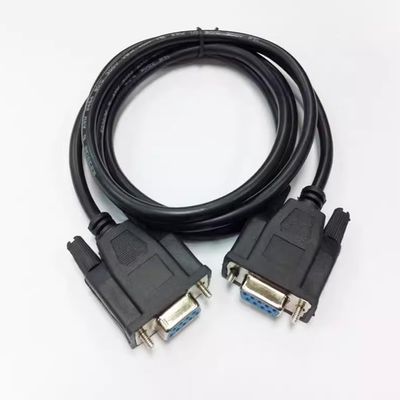 RS232 for CNC Machine Tools CNC Data Transmission Communication Cable System 9 Holes (Female) 1.5 Meters