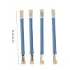 FOSA 4pcs Antistatic Brush for Mobile Phone Cleaning Mainboard Circuit IC Cleaning Double Heads Mobile Phone Repairing Soldering Cleaning Tool Insulating Hard Brush (Blue) view 3