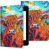 Case for 6" All-New Kindle (11th Generation, 2022 Release), Slim PU Leather Kindle 2022 E-Reader Adjustable Stand, with Auto Sleep/Wake Smart Cover for Amazon Kindle Case 6 inch, Cute Highland view 1