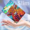 Case for 6" All-New Kindle (11th Generation, 2022 Release), Slim PU Leather Kindle 2022 E-Reader Adjustable Stand, with Auto Sleep/Wake Smart Cover for Amazon Kindle Case 6 inch, Cute Highland view 4