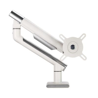 Monitor Arm Monitor Arm Single Monitor Desk Mount Height Adjustable White Monitor Stand Mount Long Arm Monitor Stand for 17 to 32 Inch Screens, Holds 2-9 Kg Monitors Bracket (A)