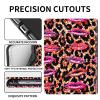 Case for Kindle Scribe 1st Generation (10.2 inch,2022 Release), PU Leather Kindle Scribe Folio Adjustable Stand, with Auto Sleep/Wake Smart Cover for 10.2 Amazon Kindle Scribe, Leopard Lips view 2