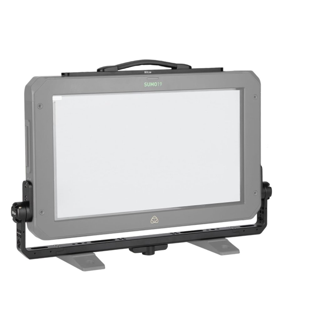 DirectNine Basics 19SE Monitor Nitze Monitor Yoke Set with Top Handle Compatible with Atomos Sumo 19/19SE-JT-A04C