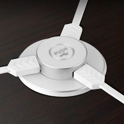 160cm -up in-Desk Slot 3 USB 2.0 & USB1.1 Hub Splitter Adapter for Laptop PC Computer/Mobile Charger