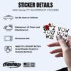 (3Pcs) I Vow You Vow We Vow Sticker Kindle Book Lover Bookish Reading Romance 2" Waterproof Vinyl Decal Sticker Laptop, Water Bottles, Phone, Kindle Merchandise Decor Decal Gifts 2 Inches view 4