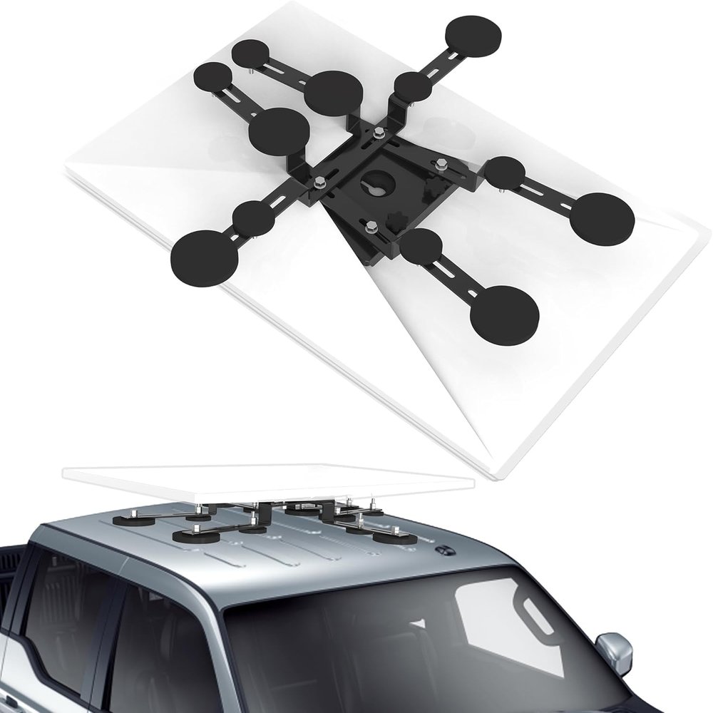 Starlink Gen 3 Magnetic Roof Mount, 12 Magnetic Bases, Up to 376 lbs of Suction Power, Burbifro Starlink Internet Satellite Mounting Kit, Compatible with Starlink Standard Gen3(V3) Dish