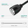 TUSITA Magnetic Charger Cable MagDock Compatible with NEBO Master Series | PowerTac M-Series - 1M, Flashlight Accessories view 4