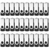 AreTop 50-Pack Flash Drive 512MB Bulk Thumb Drives USB 2.0 Metal Memory Sticks with Lanyard,Portable Keychain Jump Drive Multipack for Date Storage at Home & The Office Black view 1