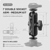 TUSITA Lock 360 Arm 1" - Double Socket B Size Medium view 2