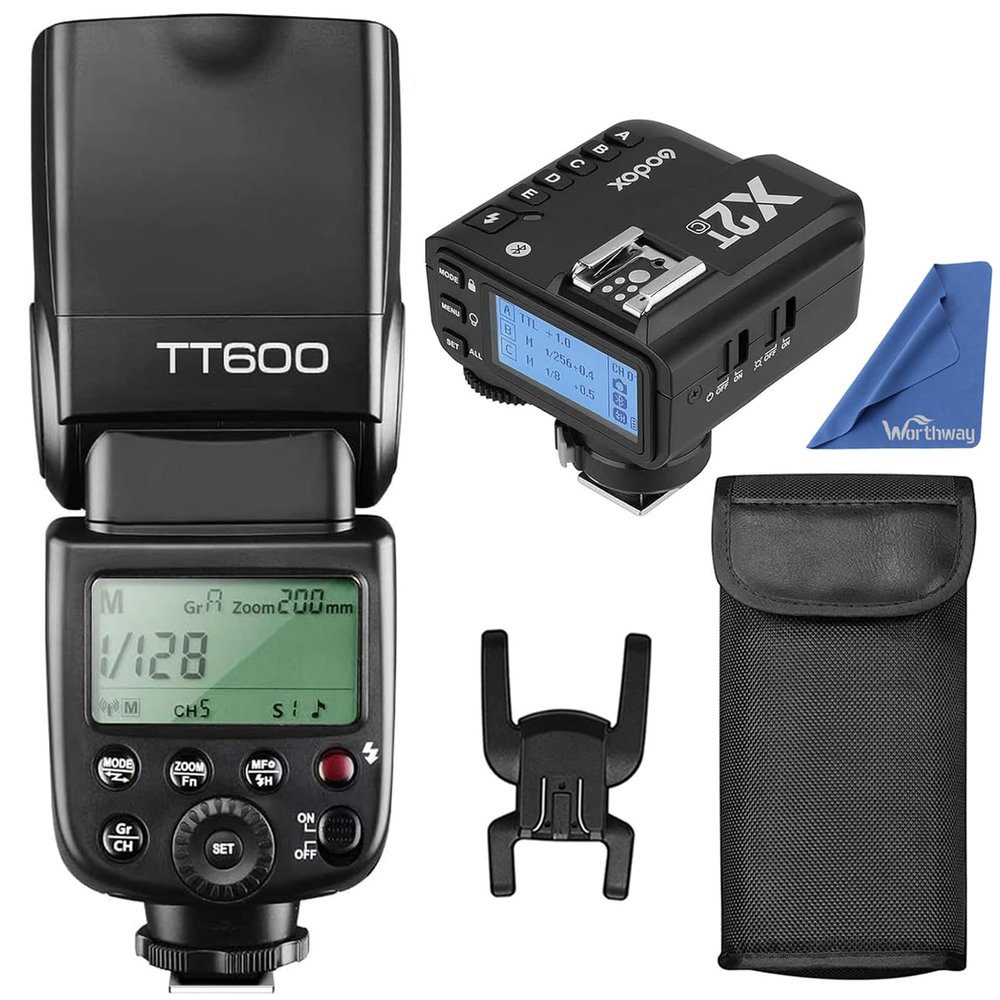 Godox TT600 Camera Flash Speedlite with X2T-C Remote Trigger Transmitter Compatible with Canon Camera