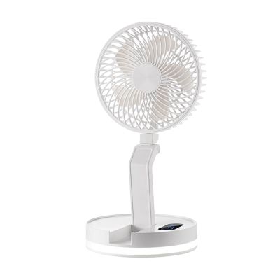MINGPINHUIUS Portable Cooling Desk Fan: Wireless Personal Battery Operated Quiet Fan 180Rotatable 2000mah Table Fan Folded Floor Pedestal Fan Indoor Outdoor Summer Gift