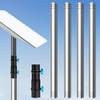 DNShorix Starlink Pole Mount, Starlink RV Mount Kit Features a Durable 1.5'' Diameter Pole, 7ft Starlink Ground Pole Mount, Starlink Gen 2 Pipe Adapter Included, 4-section view 1