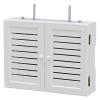 VEGIONES Router Shelf Wall Mount WiFi Router Storage Box, Wall-Mounted Router Rack Bracket, Window-Shades Floating Wall Shelf, WiFi Storage Box, Power Strip Protector Hider (Size : 52x38cm)