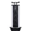 Fafeicy Electrical Power Outlet, PopUp Socket, Electrical Power Outlet Worktop Desk Pull PopUp Socket with USB Port Electrical Home Kitchen, Circuit Testers, Fafeicys1xg5ucteh view 2