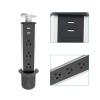 Fafeicy Electrical Power Outlet, PopUp Socket, Electrical Power Outlet Worktop Desk Pull PopUp Socket with USB Port Electrical Home Kitchen, Circuit Testers, Fafeicys1xg5ucteh view 3