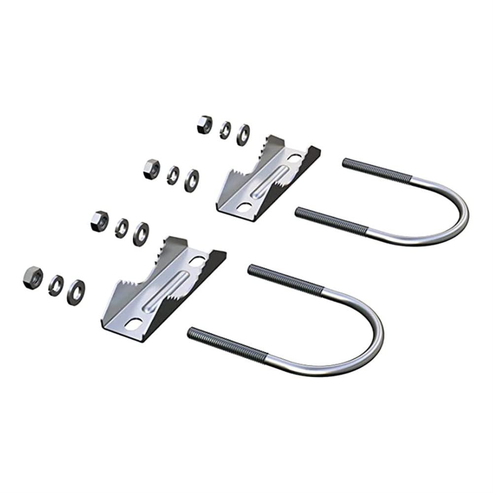 ASEDEGYHU U-Bolt, U Bolt,Stainless Steel Fastener,2 Pcs Antenna Mast Clamp Bracket Stainless Steel Antenna Mount Clamp U-Bolt for Outdoor Antenna Helium Miner Antenna for Fastening