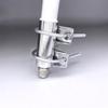ASEDEGYHU U-Bolt, U Bolt,Stainless Steel Fastener,2 Pcs Antenna Mast Clamp Bracket Stainless Steel Antenna Mount Clamp U-Bolt for Outdoor Antenna Helium Miner Antenna for Fastening view 4