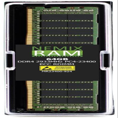 NEMIX RAM 64GB (1X64GB) DDR4 2933MHZ PC4-23400 2Rx4 1.2V CL21 288-PIN ECC RDIMM Registered Server Memory Compatible with Lenovo ThinkSystem 4X77A12186 for Intel Processor Based Servers