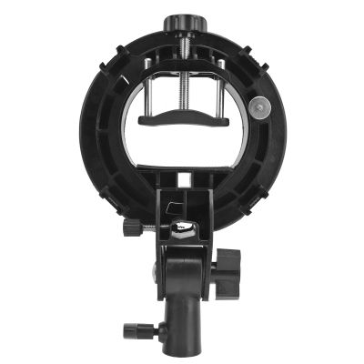 Bracket forMount Holder, Flash Snoot Softbox Beauty Dish Reflector Umbrella, Lightweight and Small, Installation, Unique Flash Installation Method, with S Type