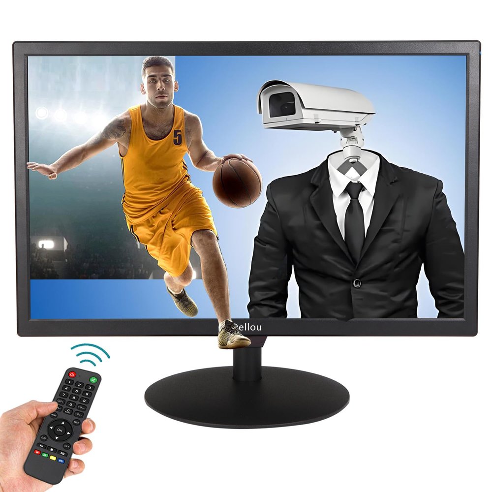 Elweyoo 20 inch Monitoring Surveillance Display Security Camera Monitor