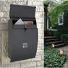 ZerHoc Wall Mount Mailbox,Mailboxes for Outside Wall Mount Outdoor Mailbox Letter Box Rain Newspaper Magazine Express Suggestion Suggestion Box Wall with Lock Large Creative Villa Post Box view 4