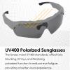 Pomya Bluetooth Smart Audio Sunglasses, Polarized Sunglasses with Bluetooth V5.0 and EDR, Open Ear Cycling for Men Women view 2