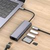 6-in-1 Adapter USB C Hub Compatible with Samsung Galaxy S23 S24 Ultra Plus - RJ45 Ethernet Port Type-C PD Charger Card Reader Network view 2