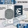 EntireFlight - E6B Flight Computer, Aviation Plotter, & Manual Box Set - Essential Pilot Accessories and Aviation Tools for Your Flight Bag - Use with IFR VFR Sectional Charts - Flight Calculator view 2