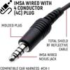 Rugged Radios IMSA Wired Helmet Kit with Coil Cord & 3.5mm Jack view 2