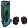 Audiosavings Bundle: (2) Memphis Audio CANAMX365FE 75w RMS LED Speaker Pods for 2017+ Can Am X3 Bundle with (1) Rockville BASS Party 65 1200w Battery Powered LED Bluetooth Speaker Mic Input (4 Item) view 1