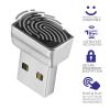 USB Fingerprint Reader for 11, Portable Fingerprint Scanner PC Dongle, 360 Touch Biometric Fingerprint Scannerm for PC Laptop, 0.5s Fast Login view 2