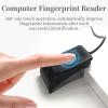 Desktop USB Fingerprint Reader, Computer Fingerprint Key Reader, USB Security Key with Extension Cable for Auto Calibration Recognition, Password view 4