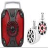 Audiosavings Bundle: (2) Kicker 45KMTC65W 6.5" 390w Marine Wakeboard Tower Speakers w/LED's KMTC65 Bundle with (1) Rockville ROCKBOX 6.5" 100 Watt Portable Rechargeable Bluetooth Speaker (3 Item) view 1