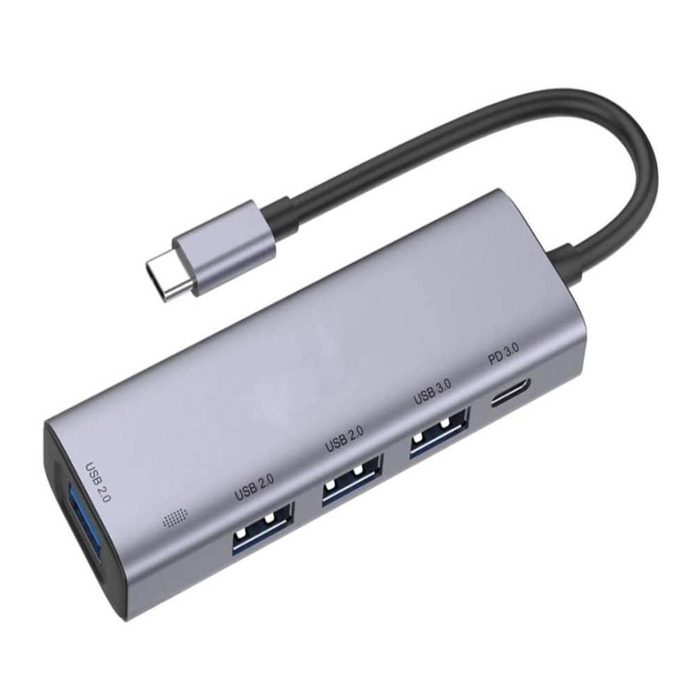5-in-1 Adapter USB C Hub Compatible with Samsung Galaxy S22 Ultra Plus - Type-C PD Charger Port Splitter