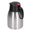 Stainless Steel Vacuum Bottle, Thermal Insulation Pot, 1.5L, Streamlined Shape, Push Type Switch, For Boiling Water, Tea, Coffee view 1