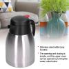Stainless Steel Vacuum Bottle, Thermal Insulation Pot, 1.5L, Streamlined Shape, Push Type Switch, For Boiling Water, Tea, Coffee view 3