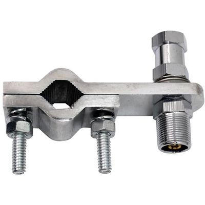 212 Main Skinny Double Groove Horizontal Aluminum Mirror Mount with SO239 Stud
